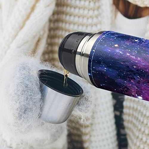 Galaxy Stars Universe Secret Night Vakuum izolirane boce od nehrđajućeg čelika 16oz, za višekratnu sigurnost, boca sa pumpom BPA sa