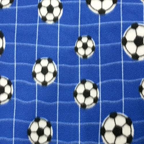 Pico Textiles kraljevsko plave fudbalske lopte mrežasta tkanina od flisa - Vijak od 10 metara/Multi Collection-Style PT617