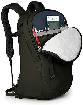 Osprey muški ruksak za prijenosnog prenosnog računala, crna, jedna veličina