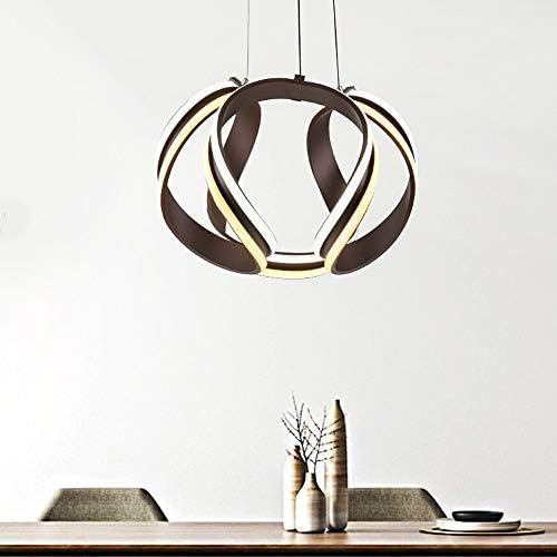 Taimowei stilski lično lično u obliku lustera Creative Modern Minimalistički kafe bar ukrašen stropni svjetlo za viseće svjetlo smeđe kovano željezo LED svjetlos