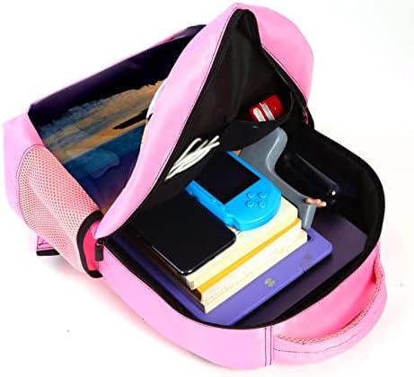 VBFOFBV putni ruksak, backpack laptop za žene muškarci, modni ruksak, primorski svjetionik zalazak sunca