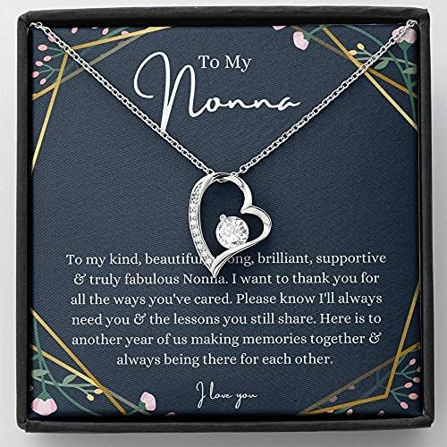 Nakit za poruke, ručno izrađena ogrlica - personalizirana ogrlica od poklona, ​​do mog ne-poklona, ​​baka ogrlica poklon, nonna rođendan