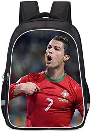 Wriggy Student Teen Cr7 Lagani ruksak za školu, Cristiano Ronaldo Classic Laptop torba Grafički ranac za putovanja
