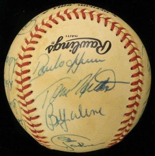 Philadelphia Phillies Legende Multi potpisan bejzbol Richie Ashburn PSA DNK COA - AUTOGREMENA BASEBALLS