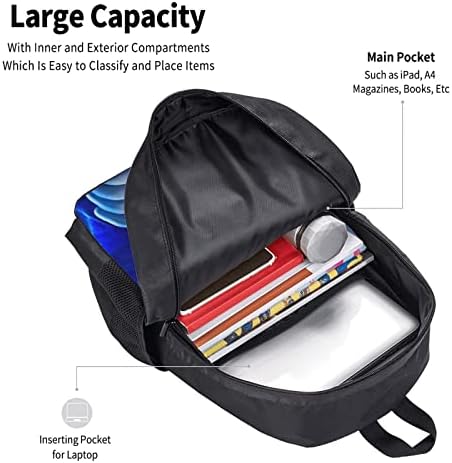 Anime ruksak zatvarač laptop torba crtani ruksak za dječake i djevojke rođendanski pokloni 17 inča 3D ispisano