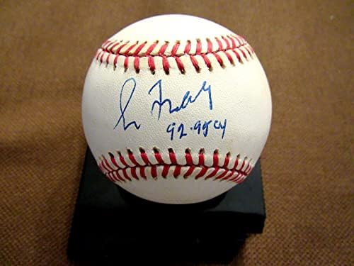 Greg Maddux 92-95 CI Mladi mlades Braves Hof potpisan auto bejzbol za bejzbol JSA - AUTOGREMENA BASEBALLS