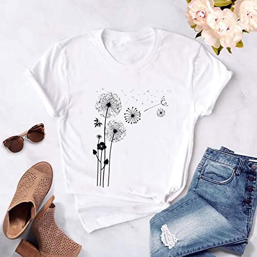 Najpopularnija majica za teen djevojke MAN Fall ljeto kratki rukav odjeća za odasvu grafički grafički ručak Srednjovjekovna bluza