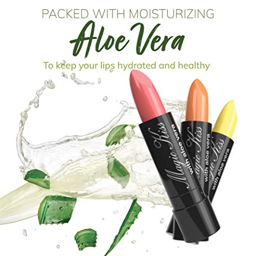 Magic Kiss paket od 6 ruž za usne koji mijenja boju, dugotrajne hranljive usne hidratantna krema Magic Temperature promjena boje s