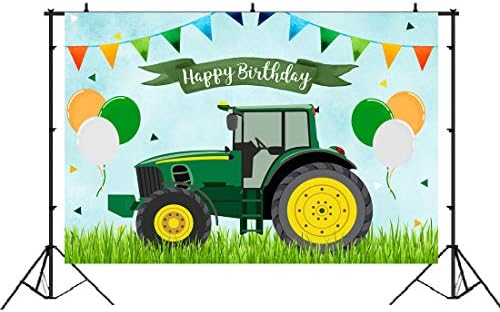 Lofaris traktor tema rođendan pozadina Boy Farm sretan prvi rođendan pozadini Start traktor i stavio ga u brzinu deca Rođendanska
