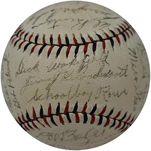 FINEST 1942 Detroit Tigers tim potpisao je bejzbol 30 potpisa sa JSA COA - autogramiranim bejzbolama