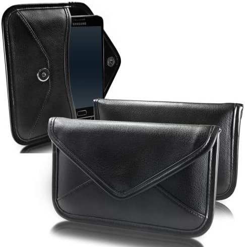 Boxwave Case kompatibilan sa Samsung Galaxy A01 - Elite kožnom messenger torbicom, sintetičkim kožnim poklopcem Envelope dizajn za