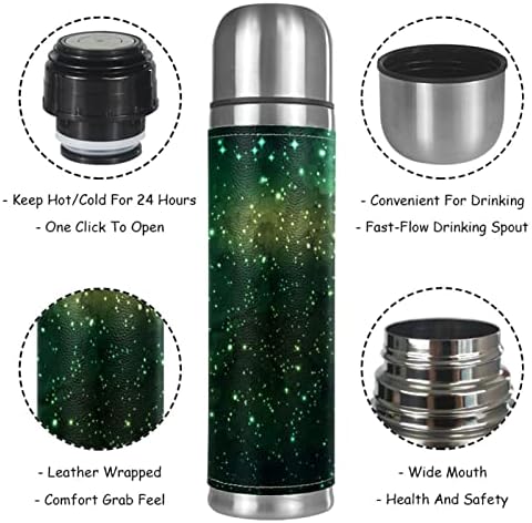 Galaxia nehrđajuća čelika Termos boca od nehrđajućeg čelika 17oz Thermos za vruće piće izolirane čaše za muškarce i žene