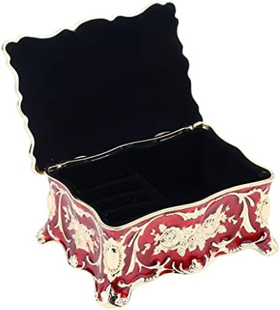 CHYSP Vintage kutija za nakit cvjetna metalna kutija za nakit poklon sto Organizator kutija za nakit