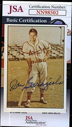 Joe Garagiola JSA COA Autograph 1979 TCMA bejzbol povijesti potpisan - autogramirani bejzbol