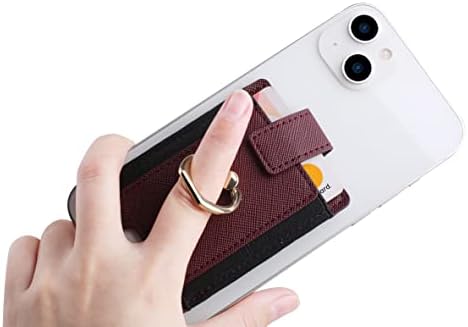 Jeftini novčanik u nedjelju s držačem prstena na držaču kartice Apple TELEFON Nosič kartice RFID za blokiranje iPhone i Galaxy ID