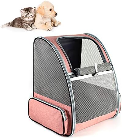 LUOYE ruksak za kućne ljubimce za male mačke, pse, štence,ruksak za kućne ljubimce torba sigurnost i mekani jastuk podrška za leđa