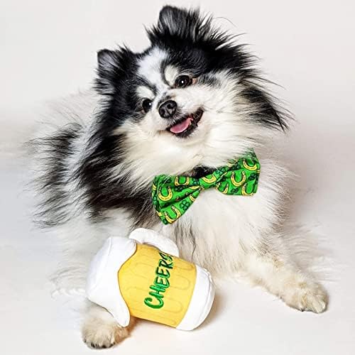 Huxley & Kent kravata za kućne ljubimce | Lucky Charm | St. Patricks Day Velcro Bowing ogrlica za kravate | Zabavni luk za pse i mačke