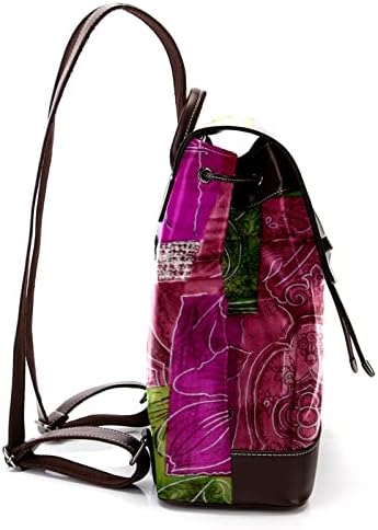 VBFOFBV putni ruksak, ruksak za laptop za žene muškarci, modni ruksak, patchwork etničkog ljubičasta zelena plemena