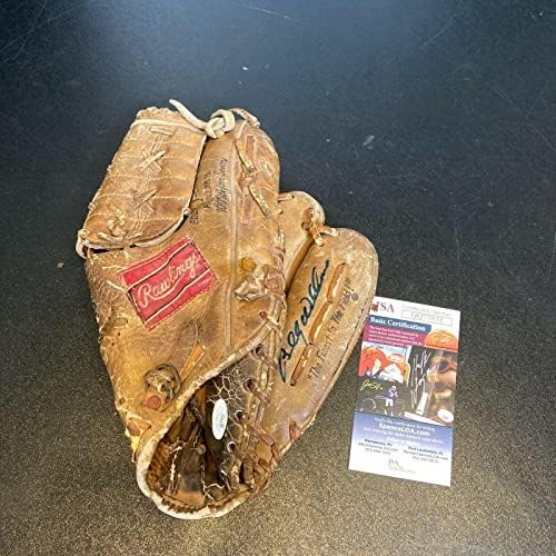 Billy Williams potpisao je 1960-ovu igru model bejzbol rukavica Chicago Cubs JSA COA-MLB rukavice sa autogramom