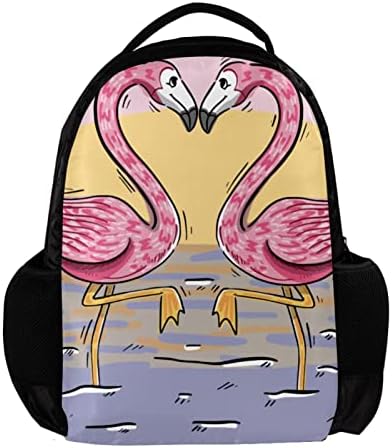 VBFOFBV ruksak za žene Daypack backpad bakfa za laptop Tražena Torba, Cartoon Flamingo