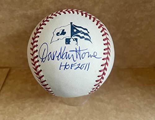 Dave Van Horne Hof 2011 Montreal izložbe Rijetki potpisan izložba MLB Baseball BAS svjedok