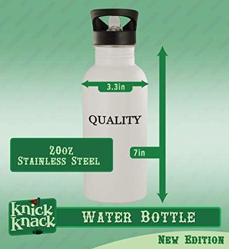 Knick krack pokloni #brush - 20oz boca vode od nehrđajućeg čelika, srebrna