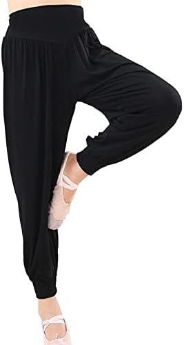 Zuypsk Dečice Girls Boot Cut Jazz Sportski joga Atletski ples Duge pantalone Klasične rastezljive labave harem hlače